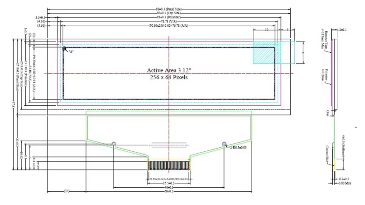 3.12-inch OLED Display Module - product image 2