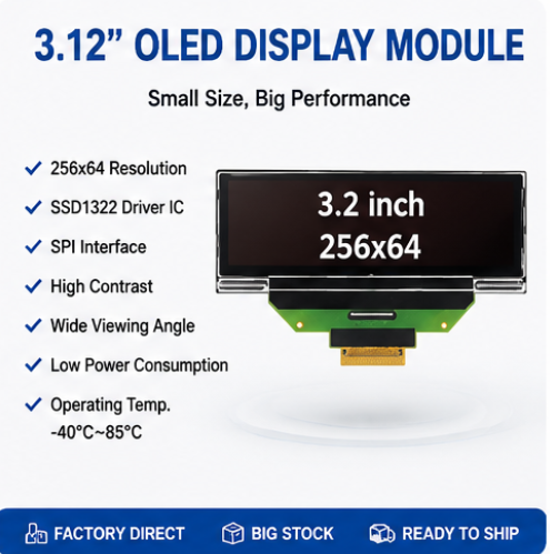 3.12-inch OLED Display Module - product image 4