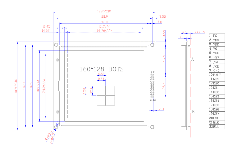 COB 160×128 Graphic LCD Module – 5.png